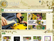 Tablet Screenshot of lafertilidaddelatierra.com